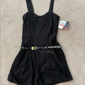 NWT Baby Phat Black Romper size XS